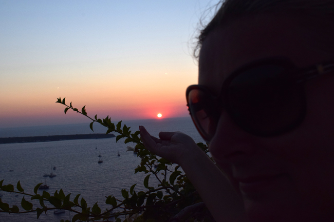 Zachód słońca, Oja