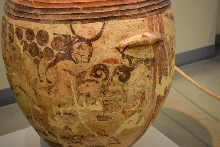 Byk na ceramice, Thera