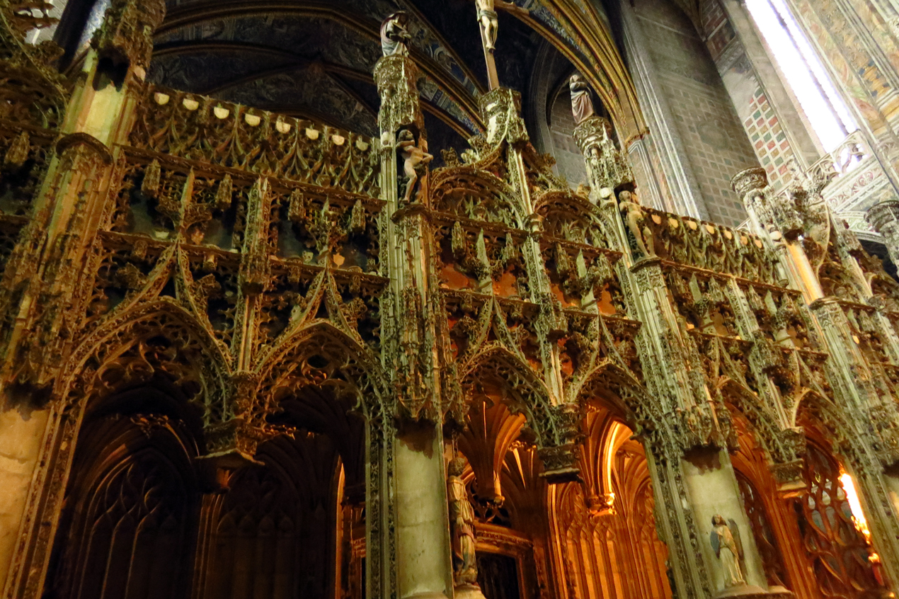 Albi, katedra św. Cecylii - wnętrze