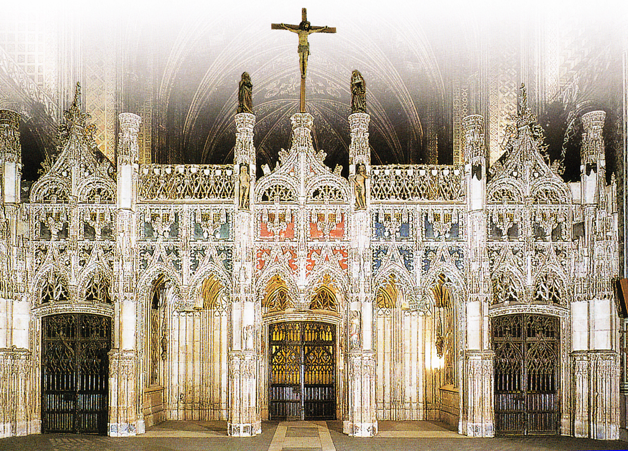 Albi, katedra św. Cecylii - wnętrze