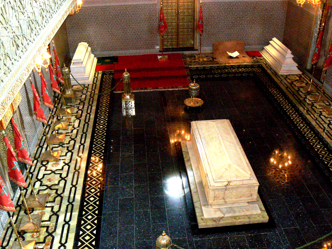 Mauzoleum Mohammeda V - wnętrze