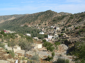 Miasteczko w górach