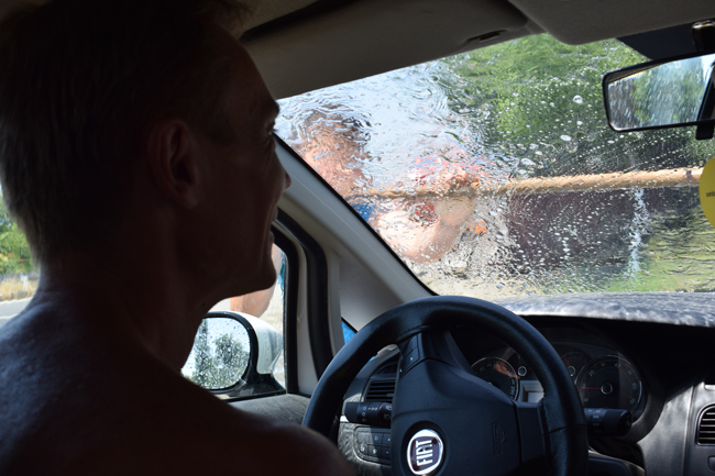 Prysznic dla samochodu