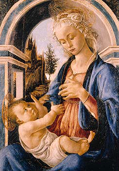 Muzeum w Petit Palais,w Awinionie, 30-04-2007, Madonna Boticellego