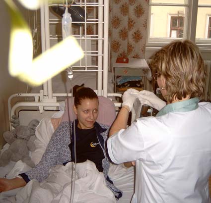 Zak�adanie kropl�wki