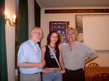 Wies�aw A.W�jcik, Asia i MP po moim wyk�adzie na krakowskim kursie przewodnik�w tatrza�skich