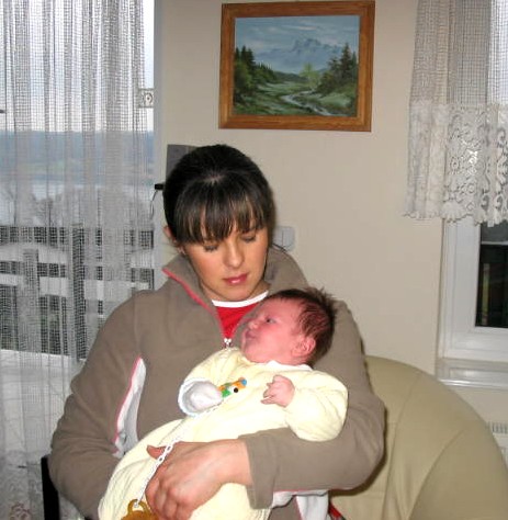 Julka z mam�, maj 2006