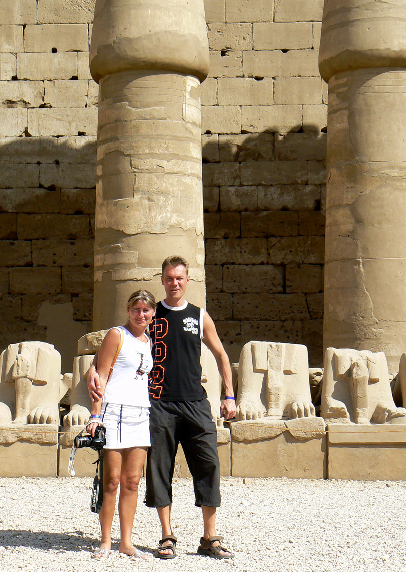 Renatka i Michał w Karnaku