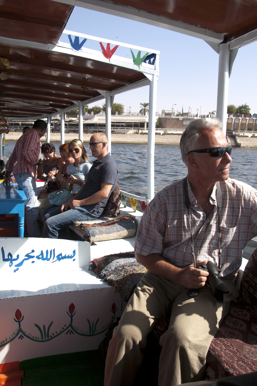 MP podczas przeprawy przez Nil