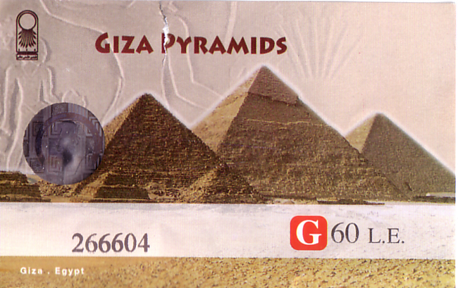 Bilet wstępu do Piramid
