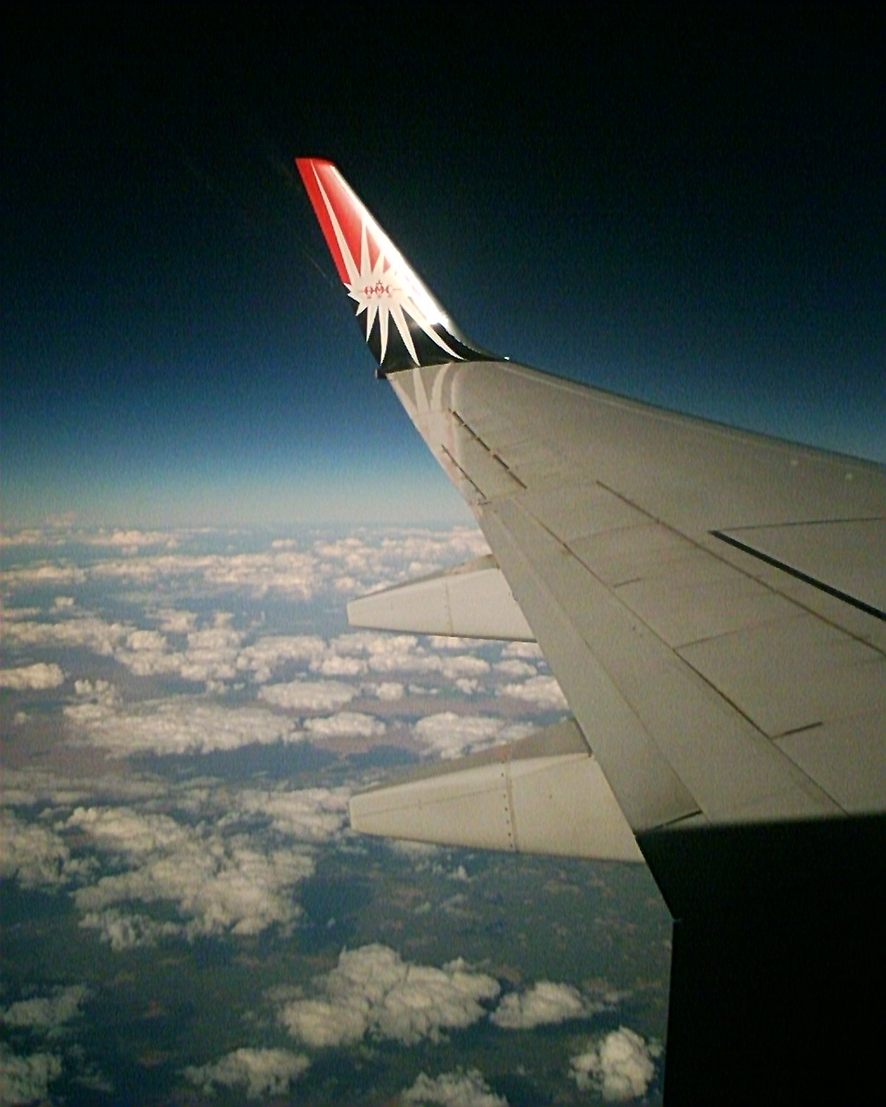 Już dolatujemy nad Saharą