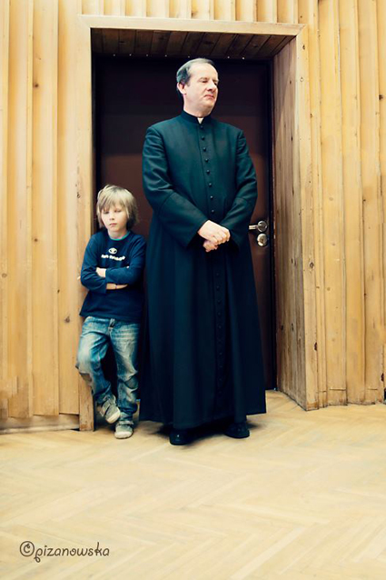 Ksiądz Bogusław Filipiak i Jaś