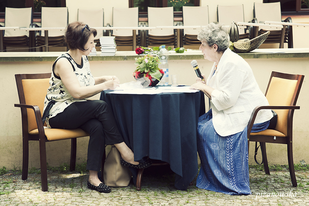 Organizatorki Filharmonii - Jaśmina Strzelecka i pani dyr. Alina Witkowska z Centrum Kultury