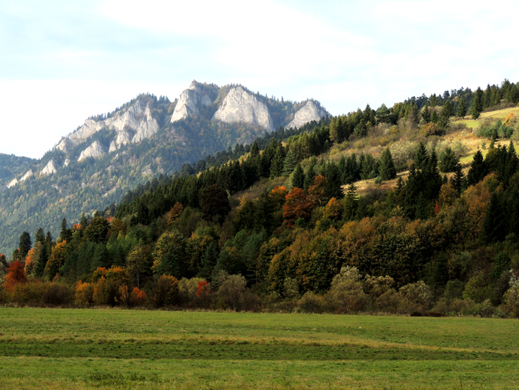 Widok na Trzy Korony z Czerwonego Klasztoru, fot. Michał