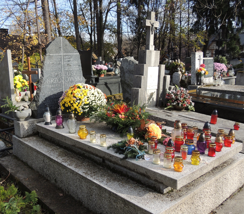 Tadeusz Brzozowski. Jeden z największych twórców, którzy zaszczycili Zakopane wybraniem tegomiasta na swoje miejsce pobytu. Najlepszy człowiek na świecie: nie znam nikogo, o kim by mówił źle. Jeśli komentował dzieło malarskie jakiegoś wstrętnego pacykarza, to chwalił choć ramy...