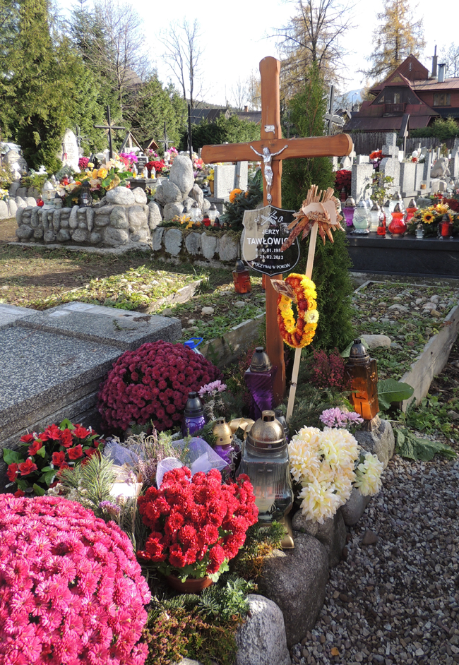 Jurek Tawłowicz. Niespodzianie, niepotrzebnie, początek roku. Aleja Zasłużonych.