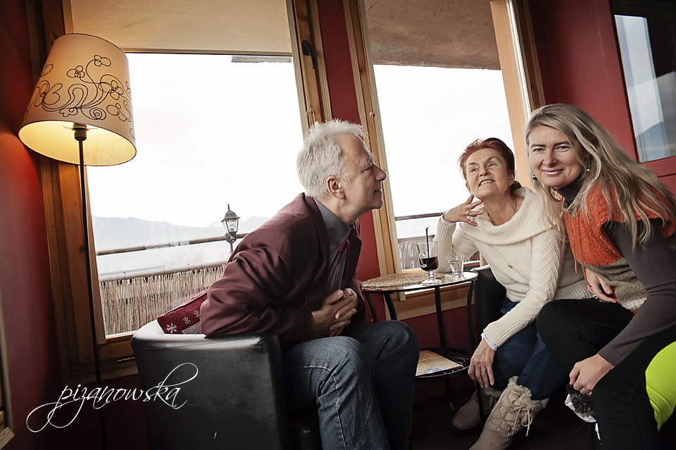 Teresa, Renatka i Maciek, zdjęcie absolutnie nie pozowane