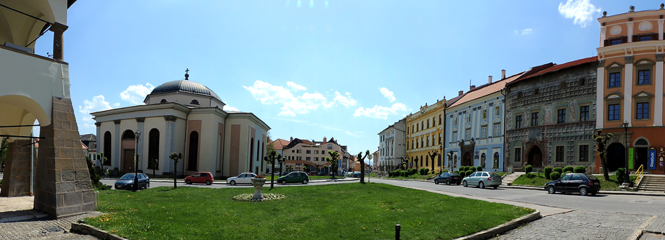 Panorama lewockiego rynku