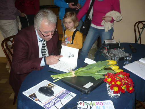 Autografy dla laureatów