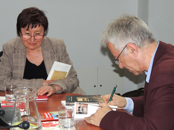 z panią Magdą Skórą, fot. Michał Zarytkiewicz