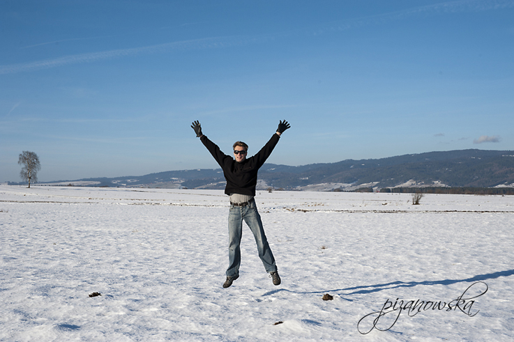 Michał lewituje w Nowej Białej