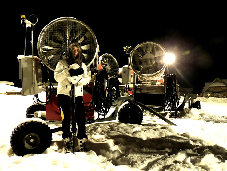 To nie są Amerykanie na kKsiężycu, to Renata w pracy na Gubałówce...