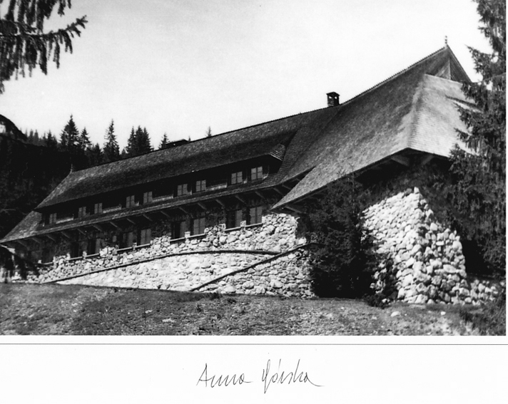 Schronisko na Chohołowskiej, fot. z pocztówki