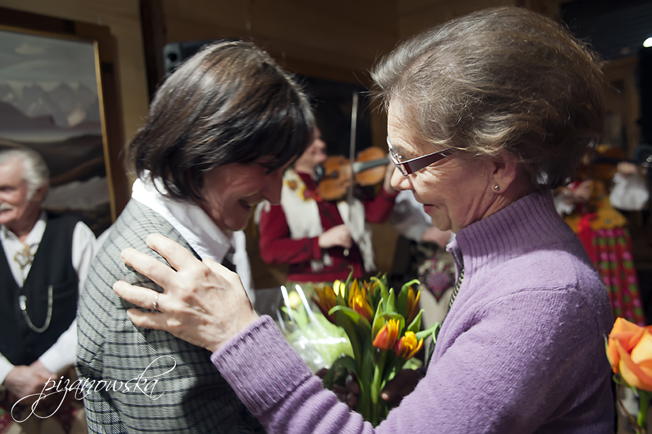 Teresa Jabłońska z Ewą Fortuną, 1-02-2013