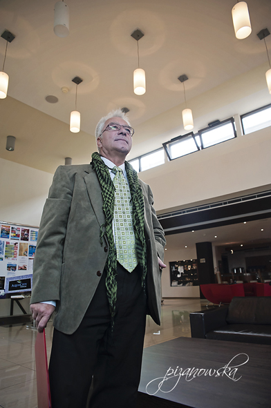 Przed konferencją, w hotelu Aquacity