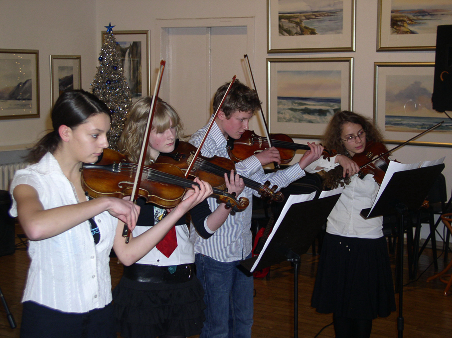 Kwartet skrzypk�w, fot. Ewa Czerwieniec