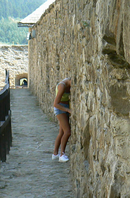 Na zamku w Starej Lubowli, fot. M.Pinkwart