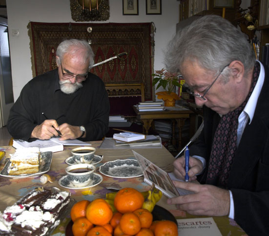 Mieczys�aw Rokosz, Maciej Pinkwart, 16-01-2008, Krak�w. fot. Renata Pi�anowska