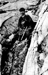 W�odzimierz Boldireff przy przej�ciu z Doliny R�wienek do Starole�nej. Fot. M.Kar�owicz