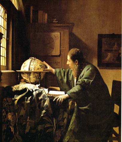 Vermeer - Astronom, Pary�, Luwr