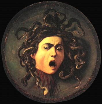 Caravaggio, Głowa Meduzy