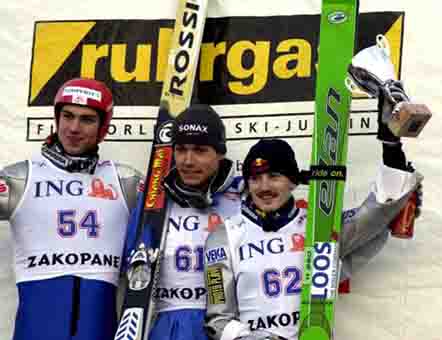 Konkurs w Zakopanem 19-02-2003, fot. PAP via Onet