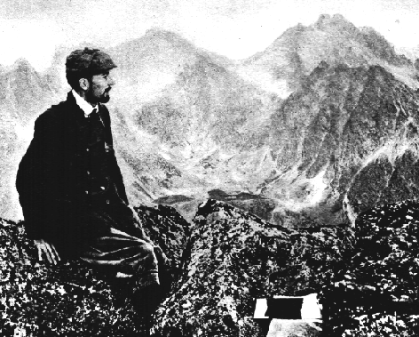 Mieczys�aw Kar�owicz na Szatanie. Fot. W.Bolfireff