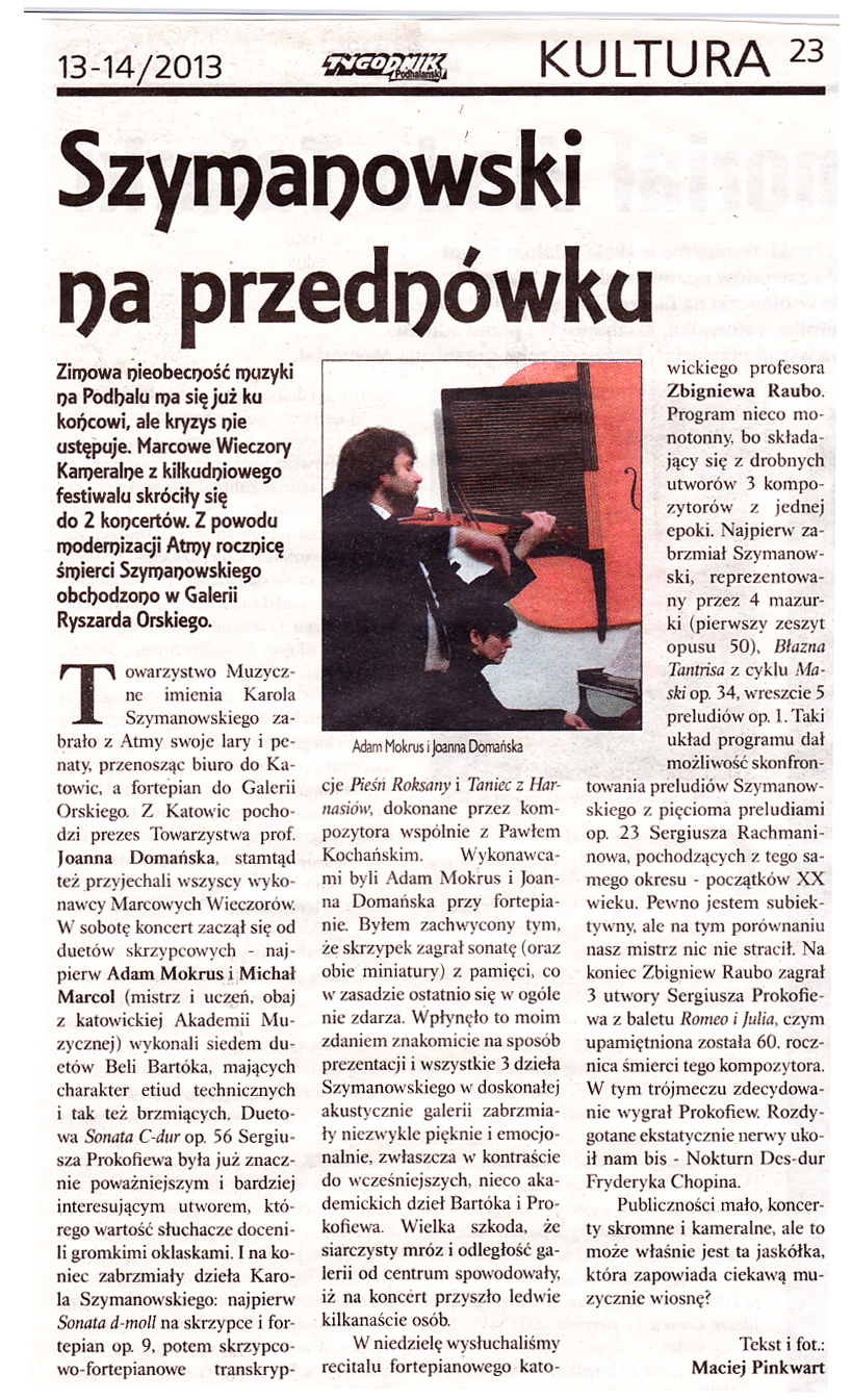 TUTAJ skan artykułu 